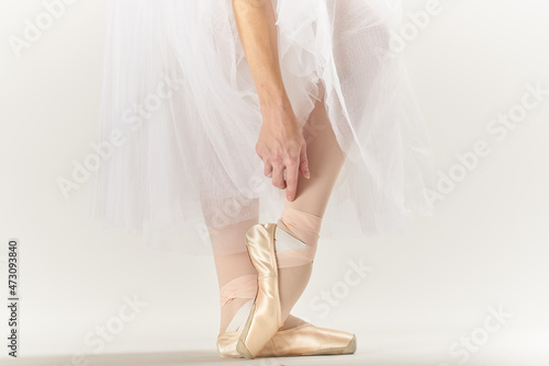 ballet shoes elegant style art balance artist studio lifestyle © VICHIZH