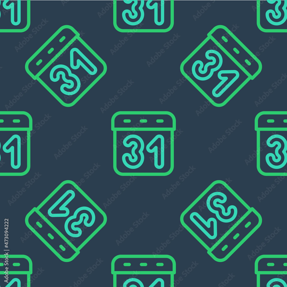 Line Calendar icon isolated seamless pattern on blue background. Event reminder symbol. Vector Line Calendar icon isolated seamless pattern on blue background. Event reminder symbol. Vector