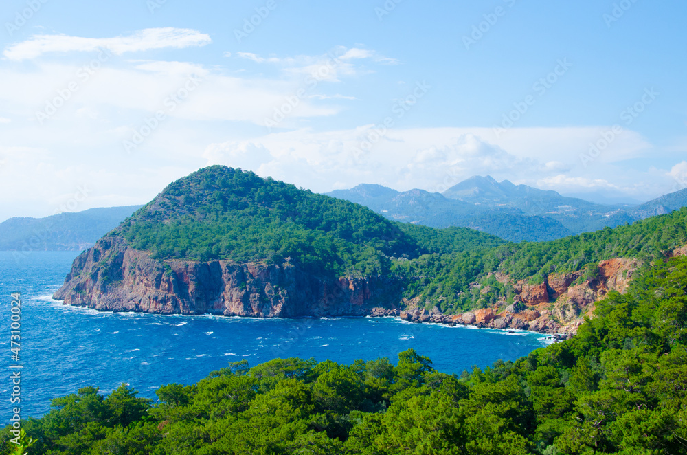 Rocky coast of the Mediterranean Sea