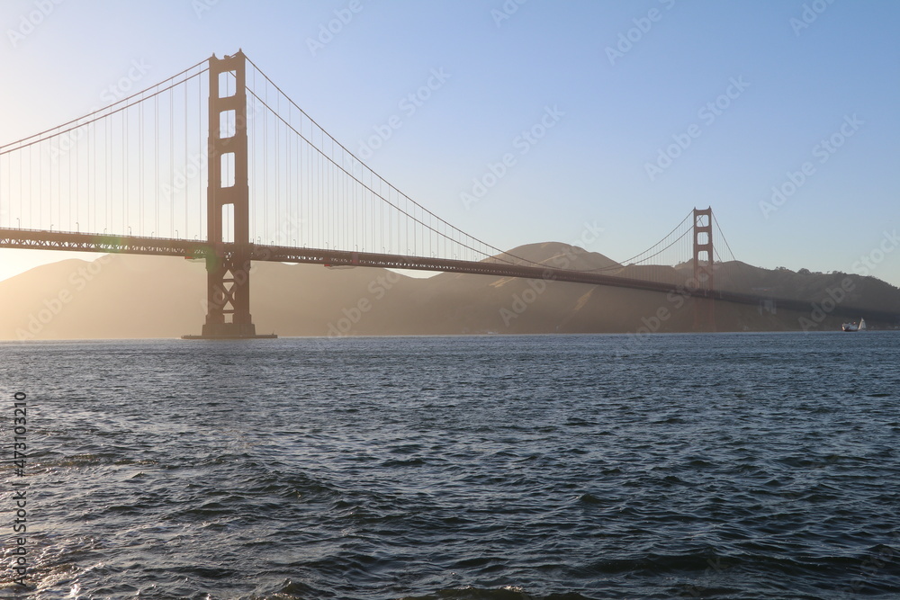 Amazing walk at the Golden Gate Bridge in San Francisco, United States of America. What a wonderful place in the Bay Area. Epic sunset and an amazing scenery. One of the most famous place in the world