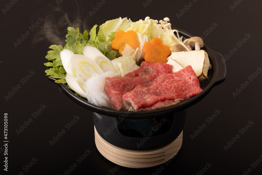 黒毛和牛 牛肩ロースすきやき肉 黒毛和牛 牛肩ロースすきやき肉