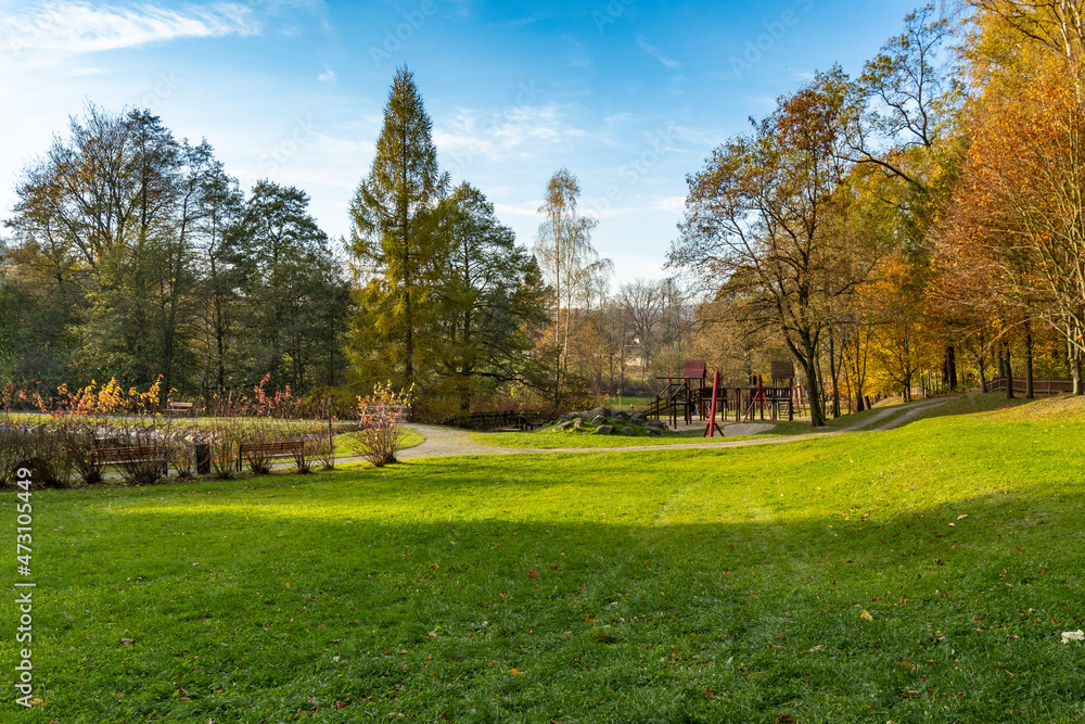 Kleiner Park in Sebnitz