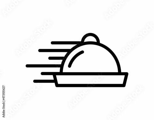 food delivery vector icon
