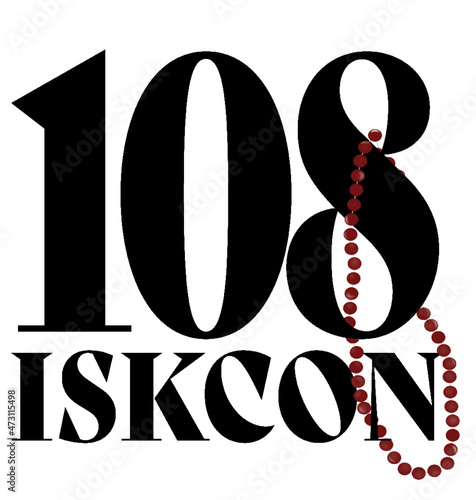 108 ISKCON with Tilaka