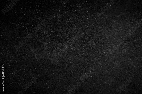 Blank wide screen Real chalkboard background texture in college concept for back to school panoramic wallpaper for black friday white chalk text draw food. Empty surreal room wall blackboard pale.