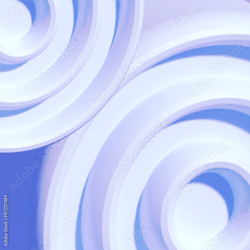 Abstract background of three-dimensional round elements for 3d design.