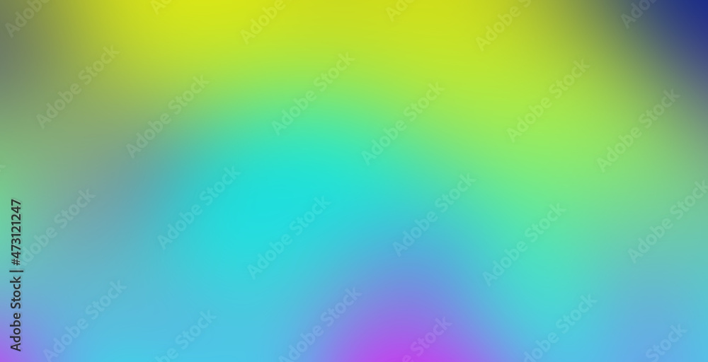 Abstract blurred rainbow on green, yellow, blue sky yellow and blue background. gradient abstract background Free space for product display

S