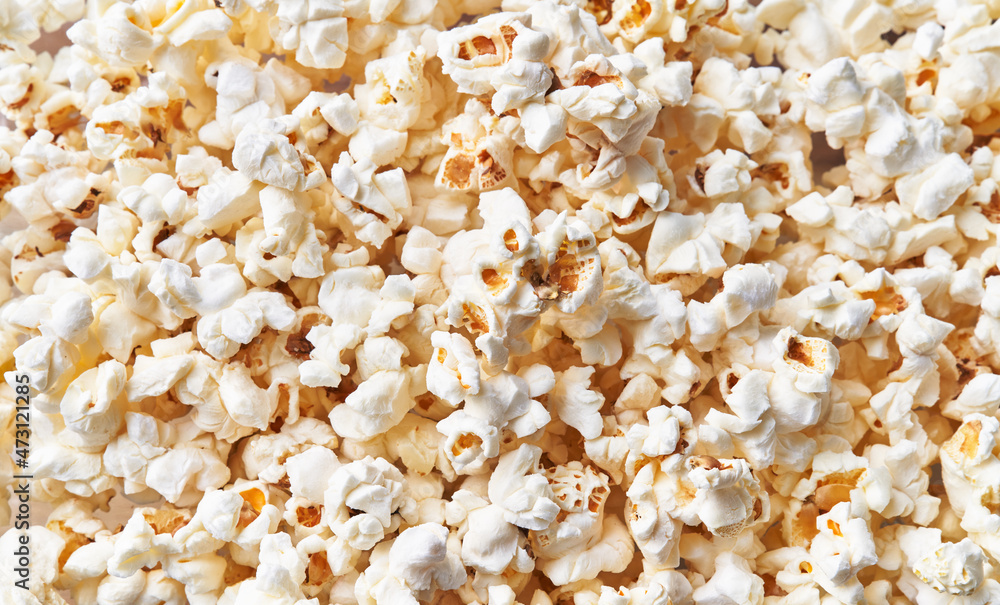 Bunch of salty popcorns texture Bunch of salty popcorns texture