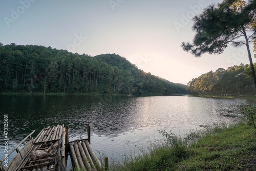 lake in the mountains