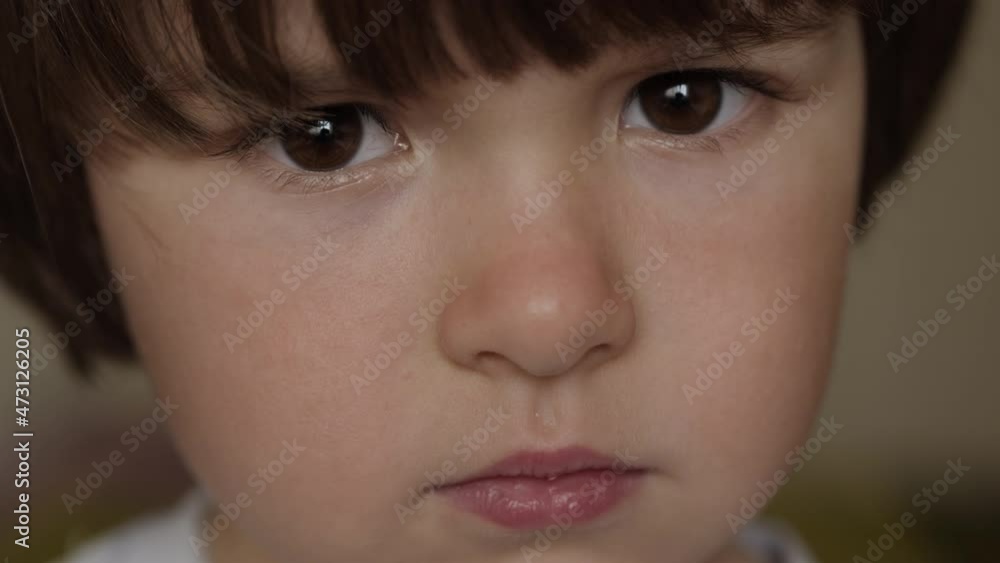 Young Serious Thinking Curiosity Child Looking at Camera. Portrait Little Child Boy Looking at Camera. Closeup. Indoors. Sad Kid Boy Portrait. Face Serious Contemplative Child. Children Emotions. Young Serious Thinking Curiosity Child Looking at Camera. Portrait Little Child Boy Looking at Camera. Closeup. Indoors. Sad Kid Boy Portrait. Face Serious Contemplative Child. Children Emotions.