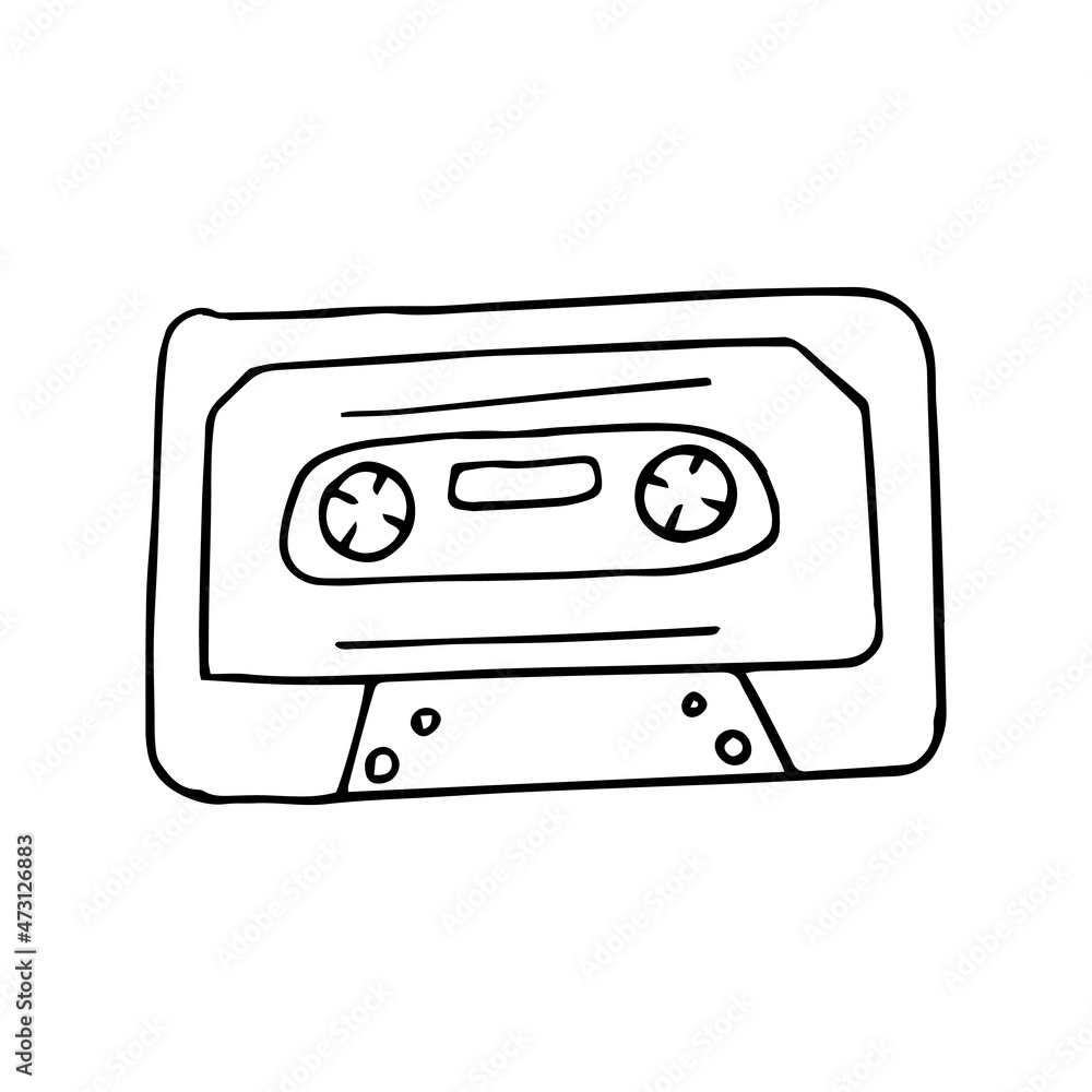 Obraz premium audio cassette tape