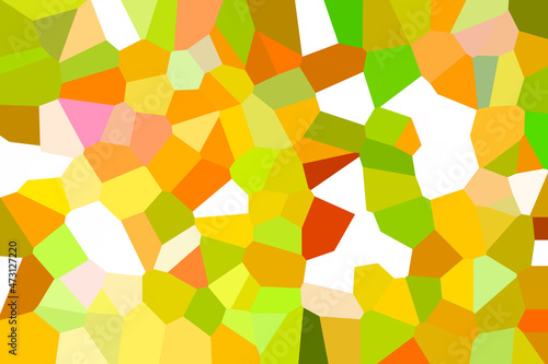 Festive colourful polygonal mosaic abstraction