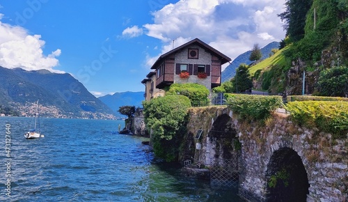 village in the mountains photo