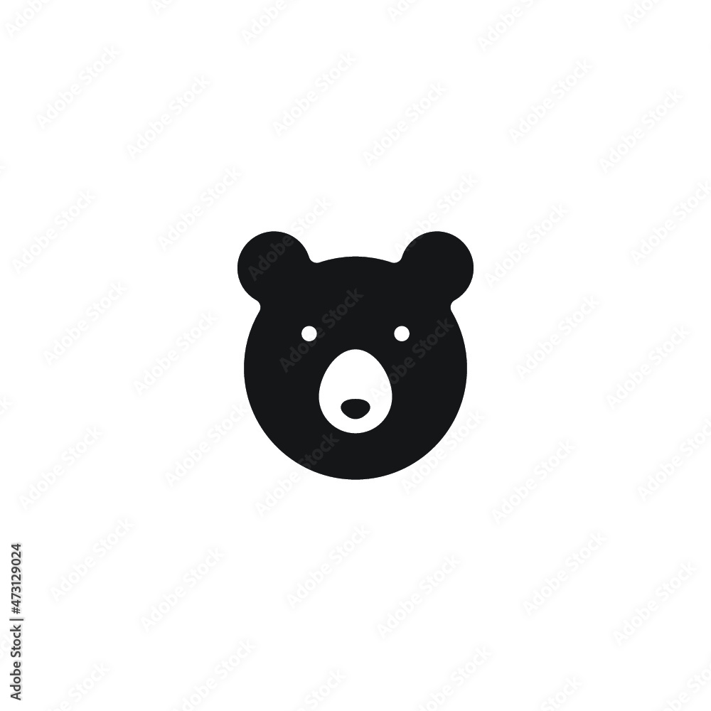 Black bear logo illustration for business company. Black bear logo illustration for business company.