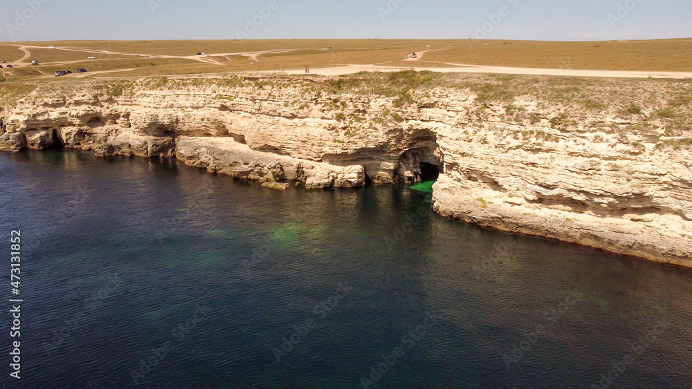 Obraz premium Cape Tarkhankut is one of the most beautiful places on the Crimea.