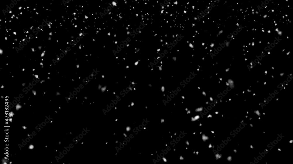Natural falling snow. Full HD with alpha channel - transparent background. Seamless loop
Natural falling snow. Full HD with alpha channel - transparent background. Seamless loop