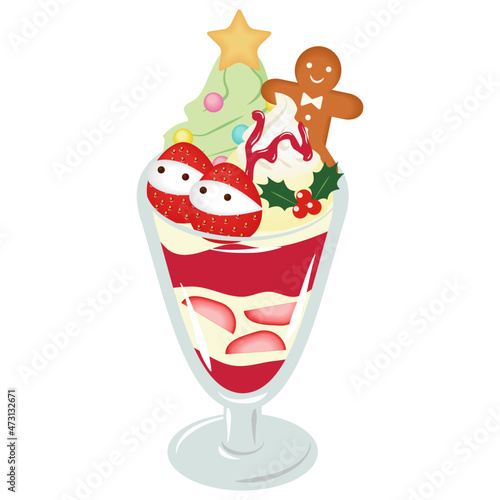クリスマスパフェ
