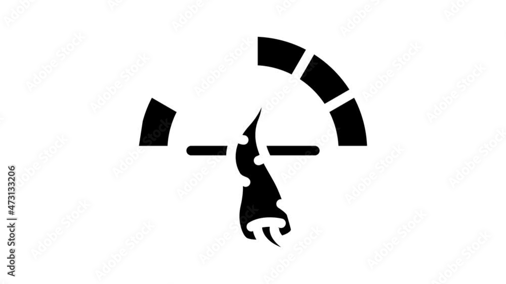 cayenne pepper spicy scale animated glyph icon cayenne pepper spicy scale sign. isolated on