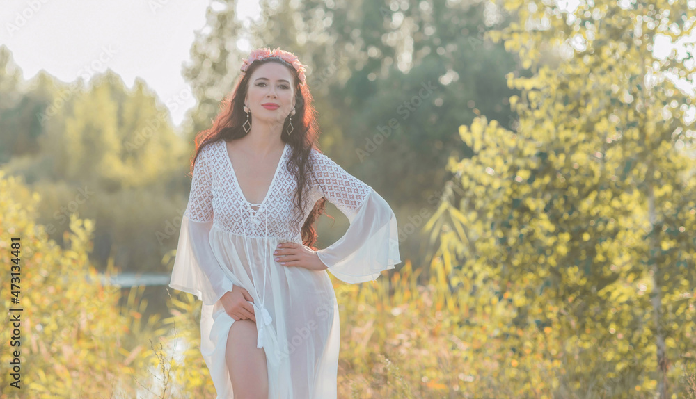 Mature lady in Boho style. Lifestyle of middle age women 40-50 years, women's beauty Mature lady in Boho style. Lifestyle of middle age women 40-50 years, women's beauty