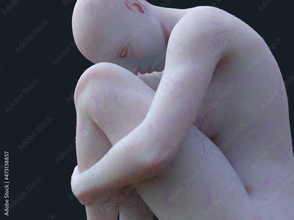 Fototapeta premium artificial person frustration