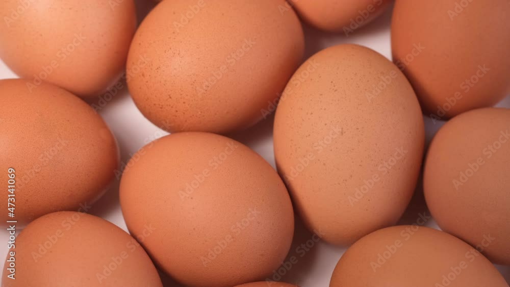 Chicken egg, rotation shot, Chicken fresh raw eggs. Many fresh raw chicken egg Chicken egg, rotation shot, Chicken fresh raw eggs. Many fresh raw chicken egg