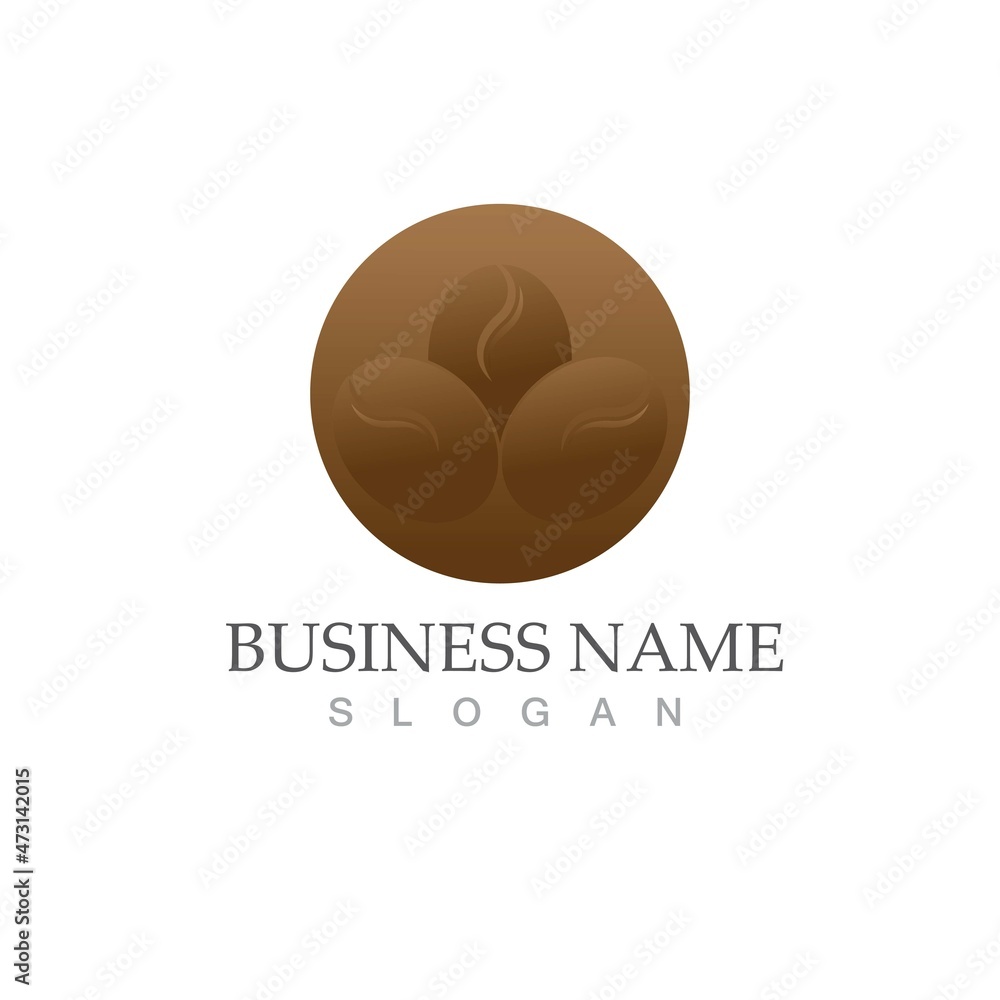 coffee bean icon vector coffee bean icon vector