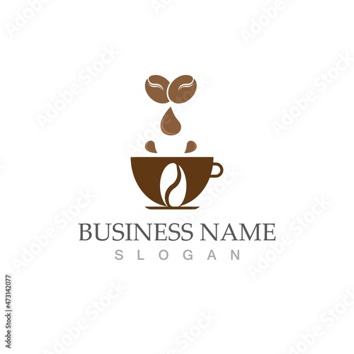 coffee bean icon vector