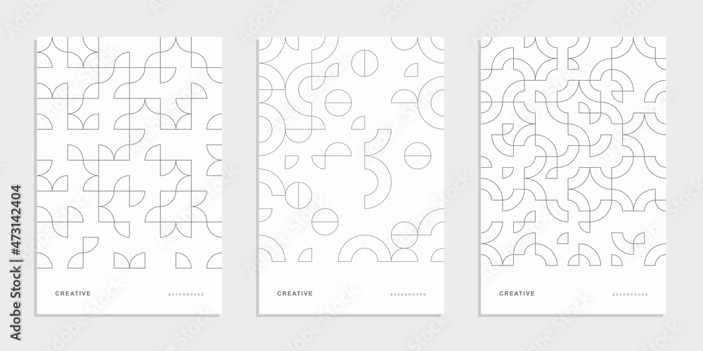 Abstract geometric technological company brochure. Vector business flyer. Abstract geometric technological company brochure. Vector business flyer.