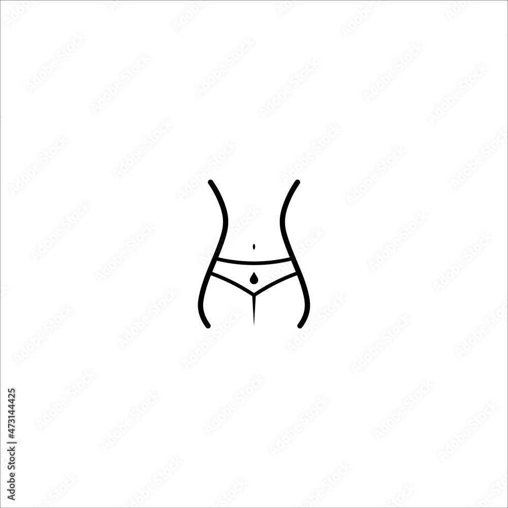 woman body icon vector illustration symbol