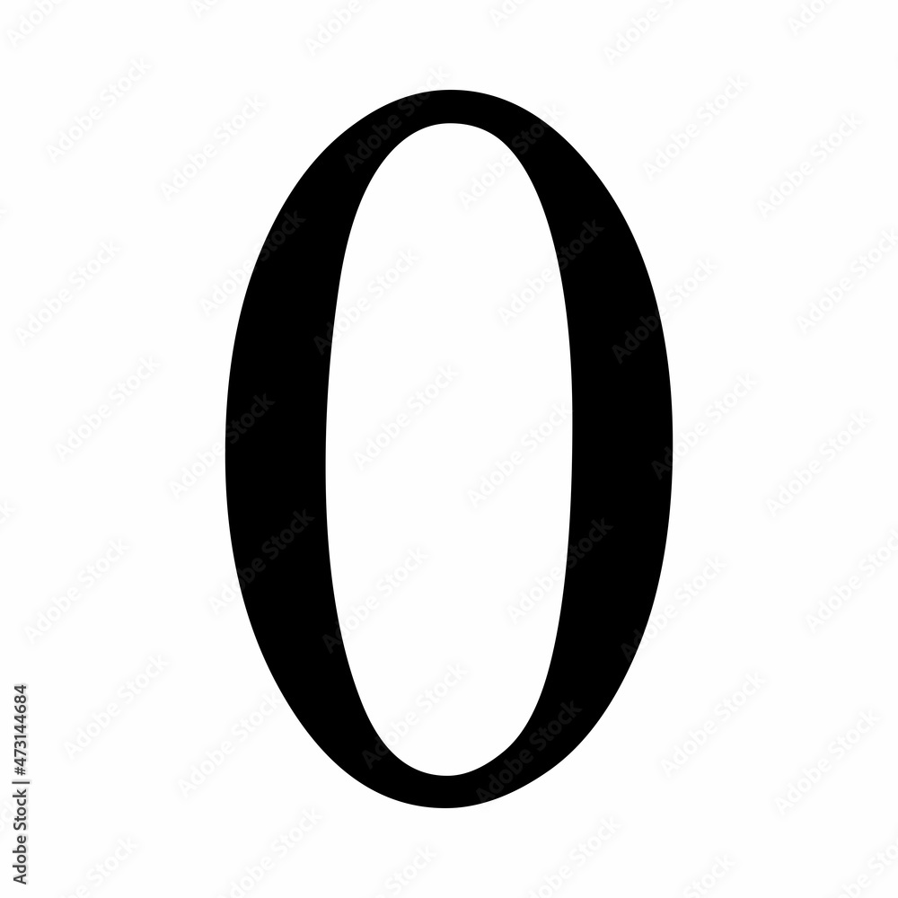 Zero numeral sign