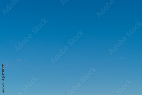 clear, deep, rich, blue sky © Fandi Win