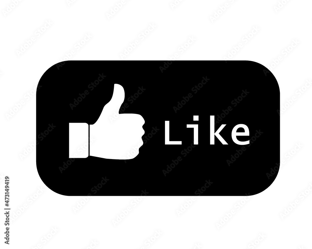 Bouton de like des réseaux sociaux, icône Bouton de like des réseaux sociaux, icône