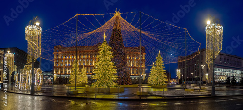 New Year's Moscow. Christma...