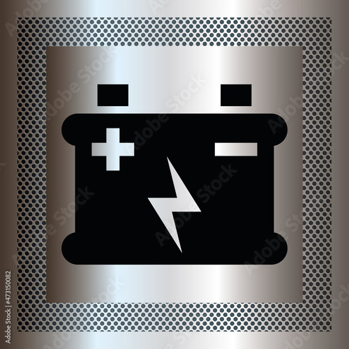 Logo batterie.