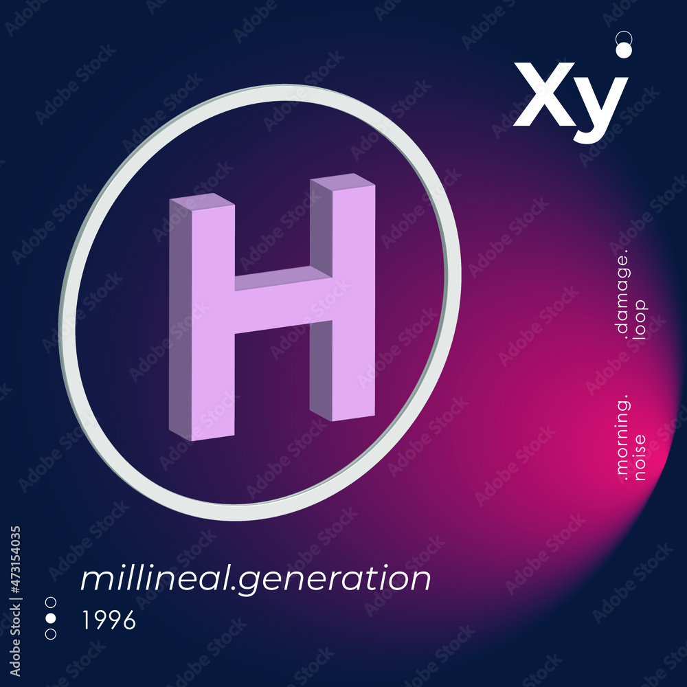 Millineal Alphabet 3D Text
Millineal Alphabet 3D Text
