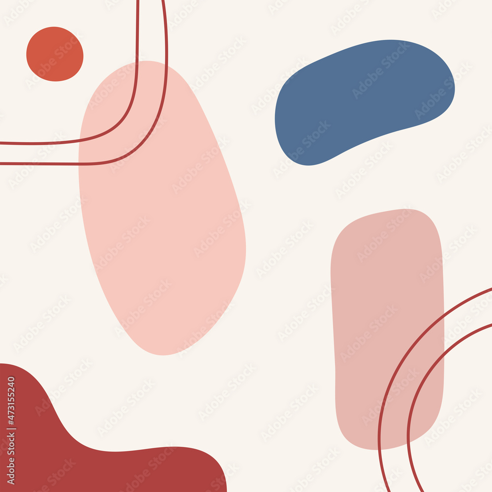 Modern abstract template. Drawn by hand. Simple vector illustration. Modern abstract template. Drawn by hand. Simple vector illustration.