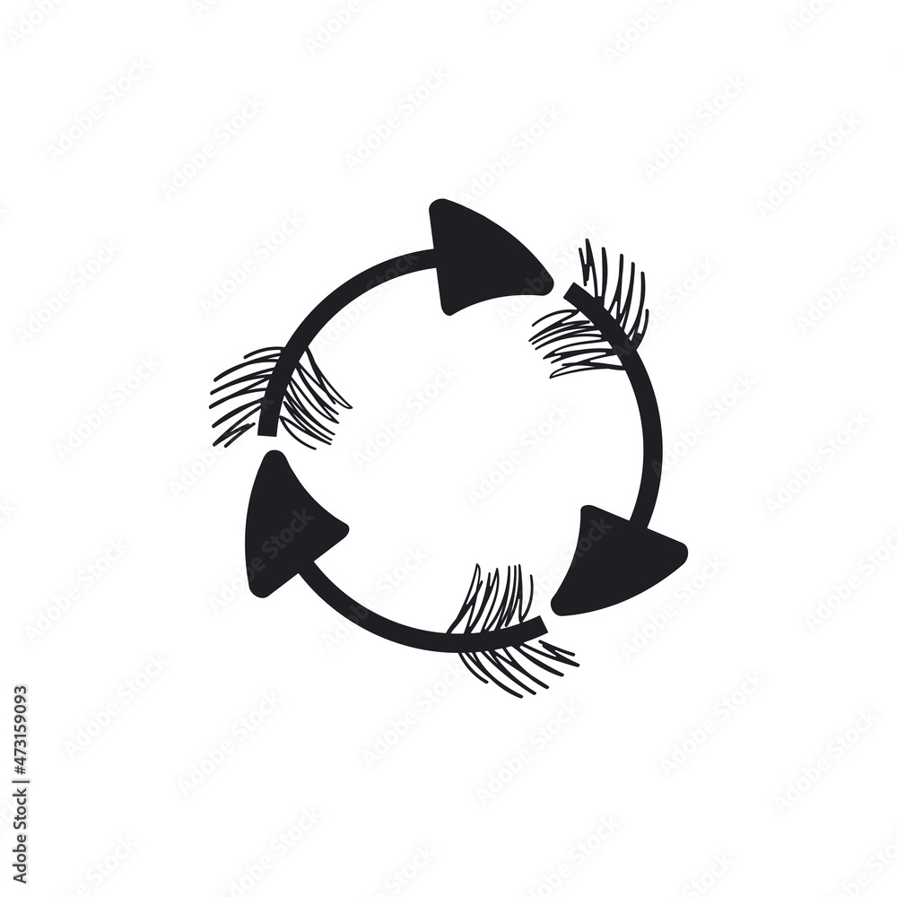 circular rotate arrows vector illustration circular rotate arrows vector illustration
