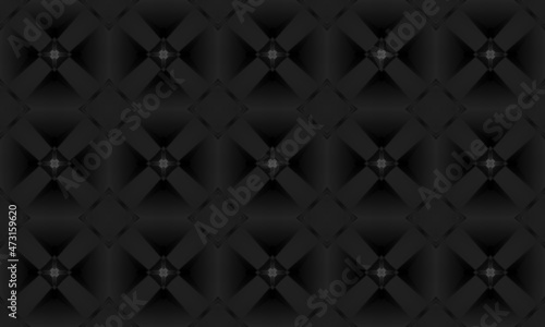 Geometric pattern, stylish texture. Luxury black background. Black premium abstract background with geometric elements. Background for exclusive design.