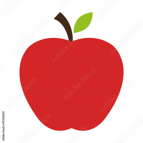 Apple icon, healthy raw symbol, foot sweet fruit, vector illustration design, eco diet