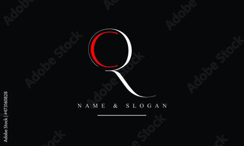 RC, CR, R, C abstract letters logo monogram