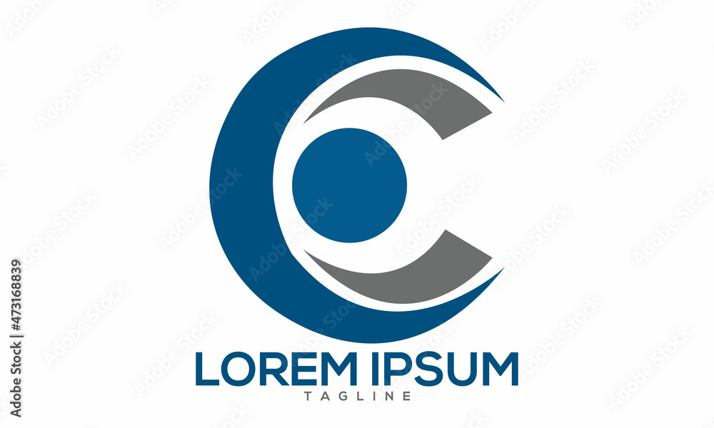 Unique letter logo Modern and minimalist vector and abstract logo