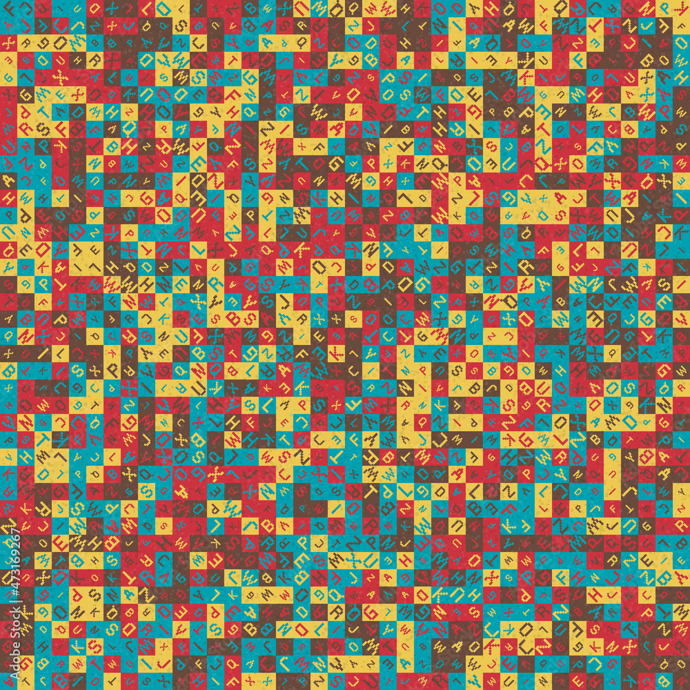 Abstract Geometric Pattern generative computational art illustration Abstract Geometric Pattern generative computational art illustration
