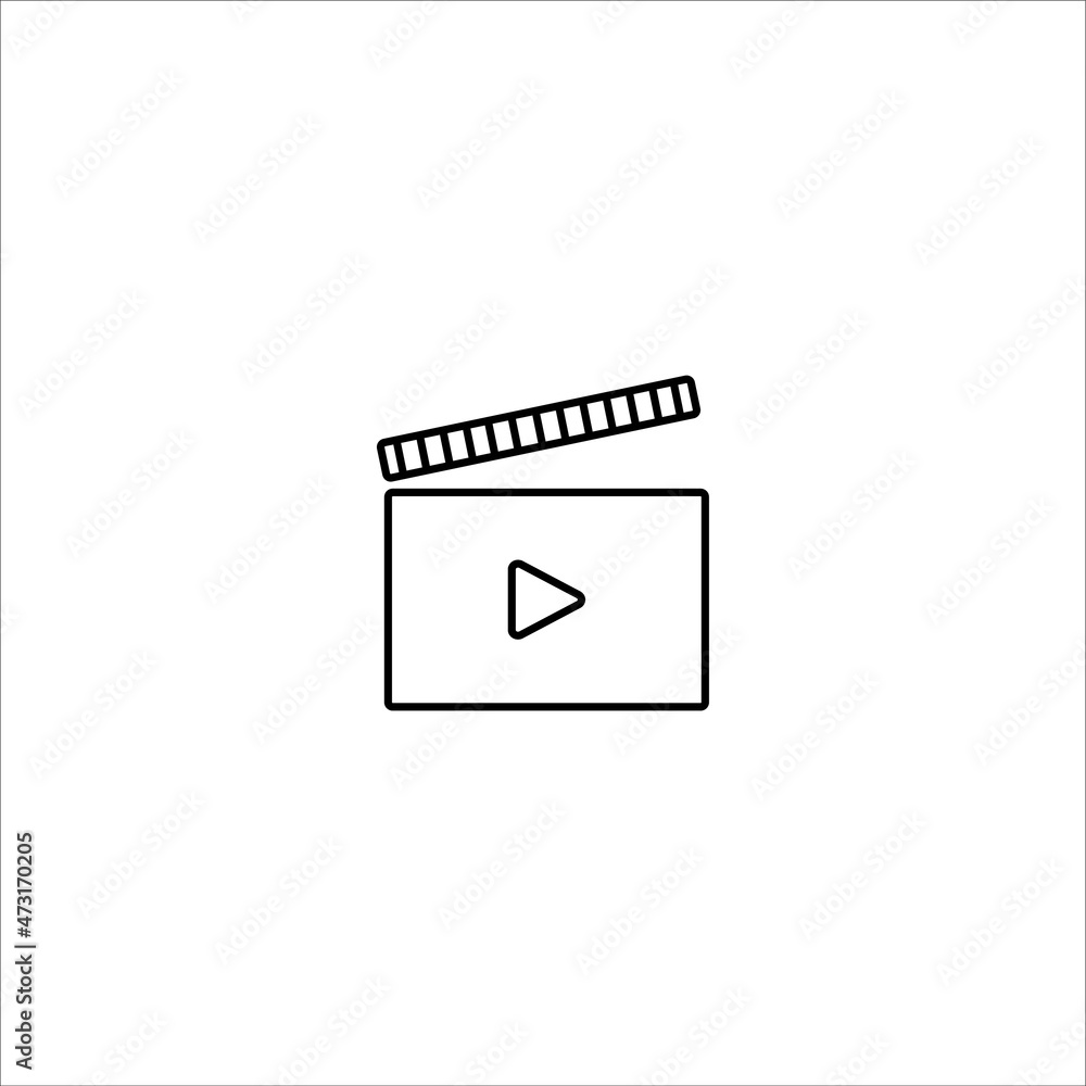 media player icon vector illustration symbol media player icon vector illustration symbol
