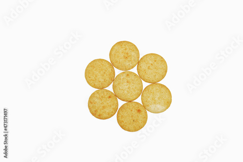 Potato Biscuit, snacks time, tea time, and crunchy munching eat.