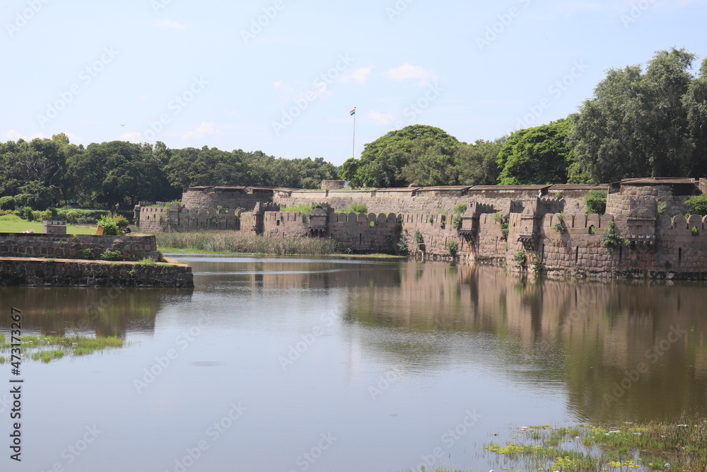 Beautiful view of Vellore Fort and its lake