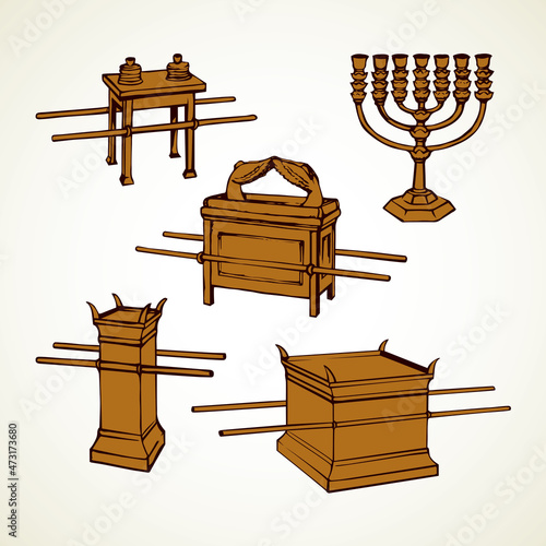 Altar. Vector drawing