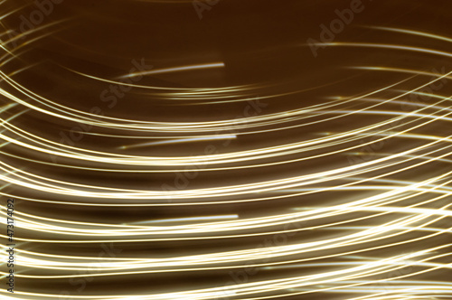 LED lights on black background