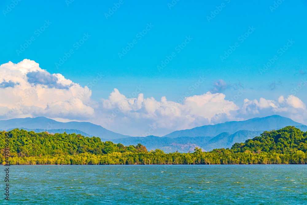 Tropical Paradise islands Koh Phayam Koh Chang landscape Ranong Thailand.