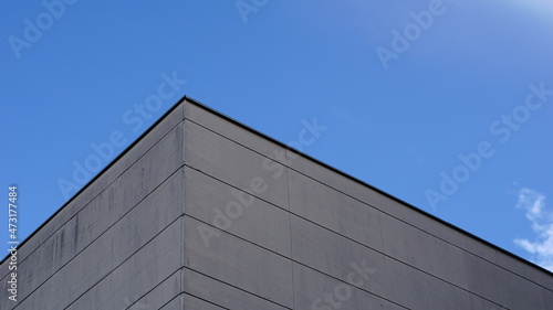 modern building rooftop against sky