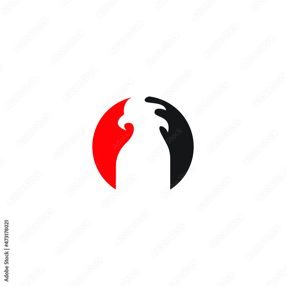 Black eagle logo illustration for business company. Black eagle logo illustration for business company.